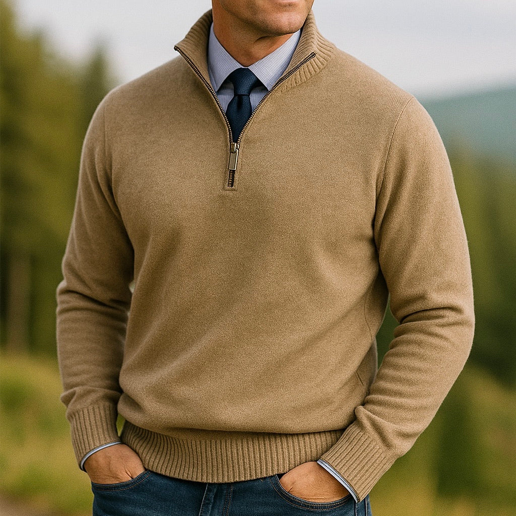 Men’s Premium Knit Quarter Zip – Pure Comfort. Pure Style.