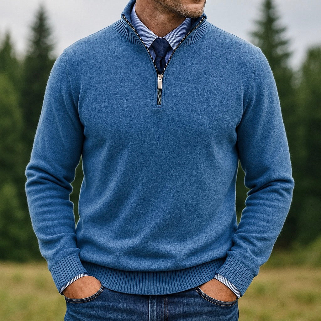 Men’s Premium Knit Quarter Zip – Pure Comfort. Pure Style.
