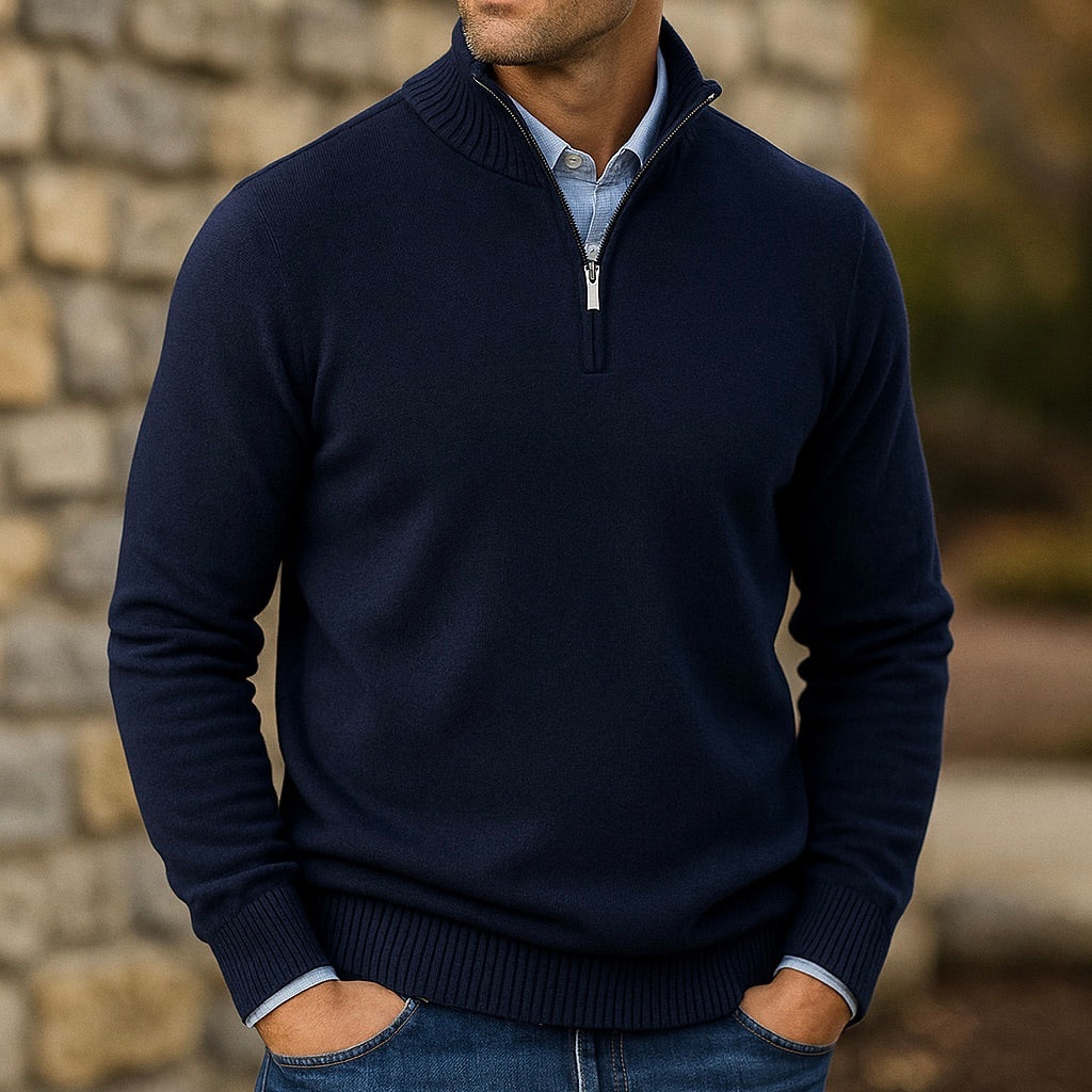 Men’s Premium Knit Quarter Zip – Pure Comfort. Pure Style.