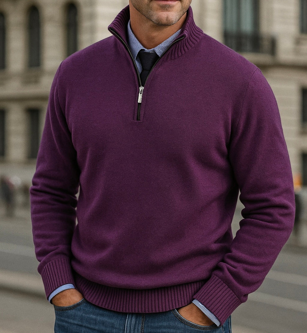 Men’s Premium Knit Quarter Zip – Pure Comfort. Pure Style.