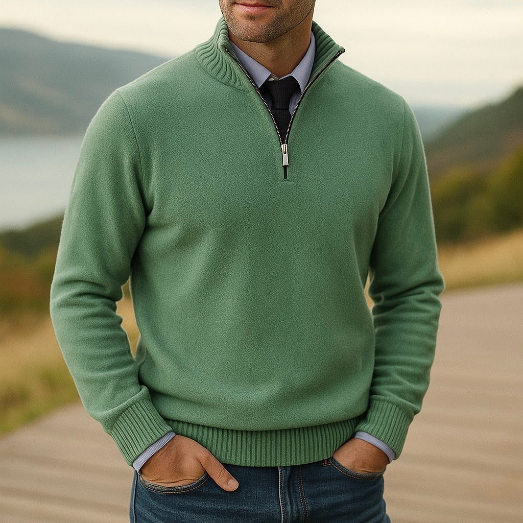 Men’s Premium Knit Quarter Zip – Pure Comfort. Pure Style.