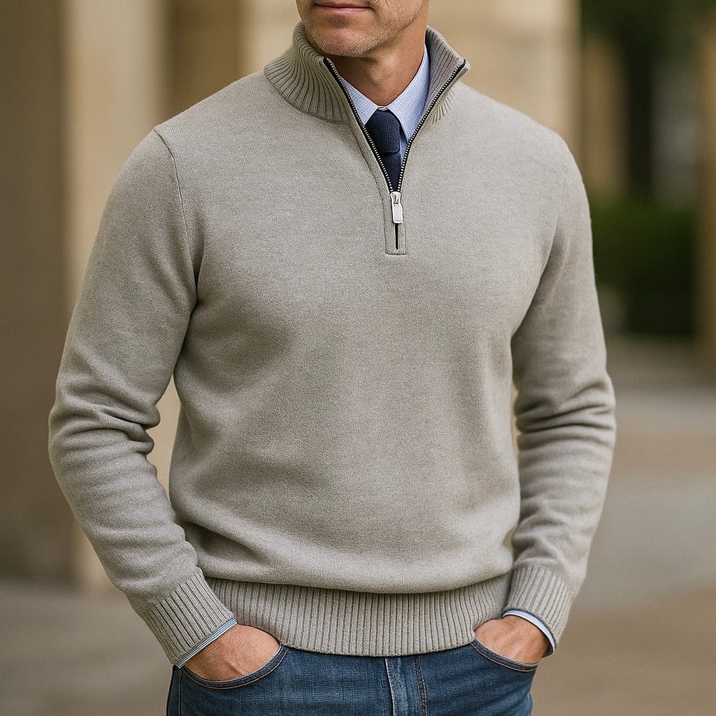 Men’s Premium Knit Quarter Zip – Pure Comfort. Pure Style.