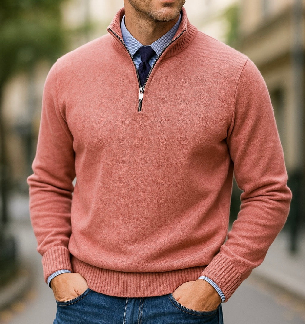 Men’s Premium Knit Quarter Zip – Pure Comfort. Pure Style.