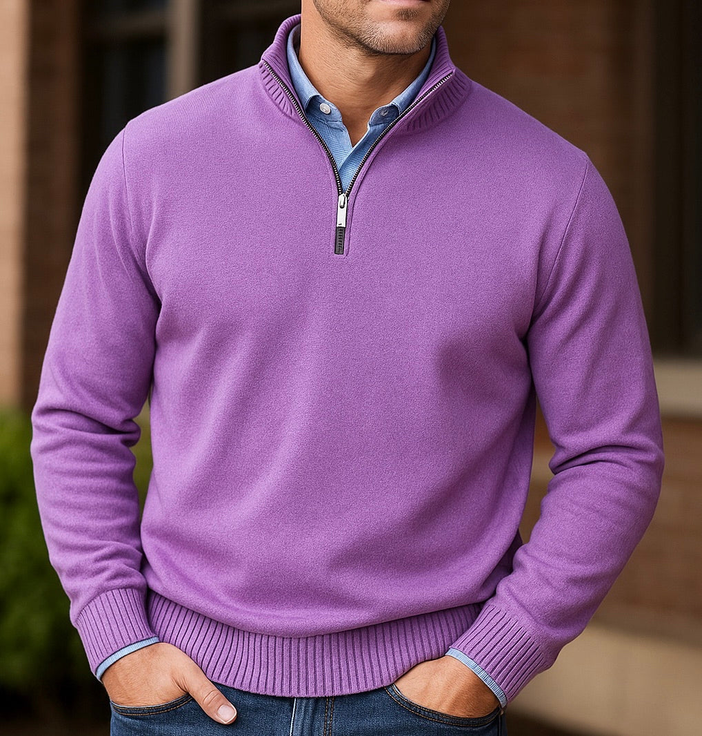 Men’s Premium Knit Quarter Zip – Pure Comfort. Pure Style.