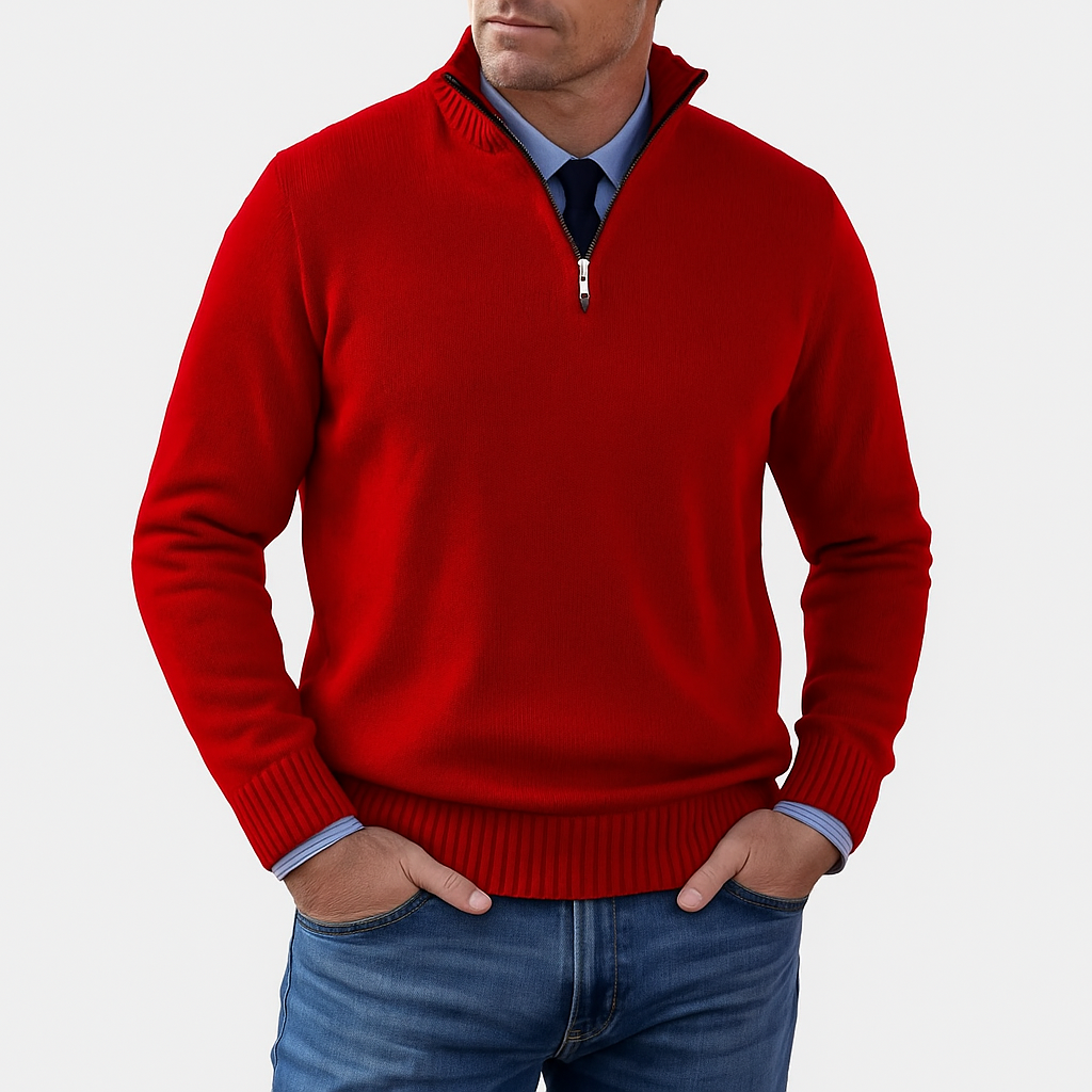 Men’s Premium Knit Quarter Zip – Pure Comfort. Pure Style.